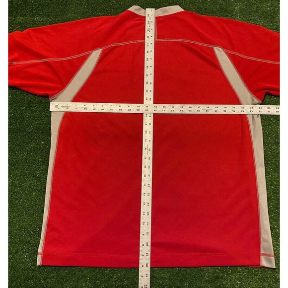 Retro Y2K Nike Fit Dry Ohio State Buckeyes center swoosh t-shirt size XL NCAA - Picture 10 of 10